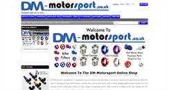 Desktop Screenshot of dm-motorsport.co.uk